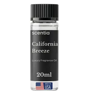 Scentia Aromatherapy Scented Oils - California Luxury Diffuser Freshener, Floral Blend Essential Oil with Green Tea, Lemon Zest Top Notes for Invigorating, Calming Home Fragrance