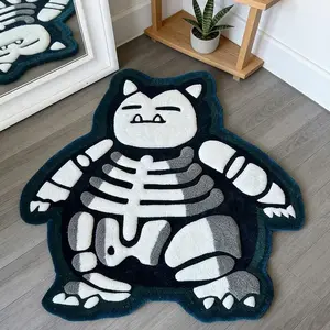 Cartoon elf bone pattern rug, cartoon-themed decoration, Decorative area rug, Home decorative rugs, home decor, bedroom rug, suitable for living rooms, bedrooms, entryways, the best gift for friends, a decorative rug for cartoon lovers