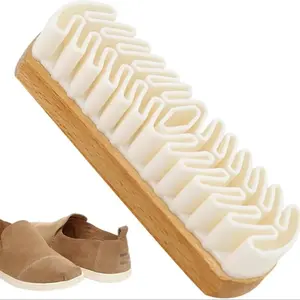 Suede Shoe Brush and Eraser, 2026 pgraded Suede Brush and Eraser, Multi-Purpose Nubuck Footwear Cleaner for Shoes, Bags, Jacket, Purse, Sofa， Stain Eraser, Leather Cleaning Brush