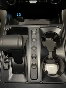 2021–2026 Ford F-150 Center Console 5-Switch Panel | 20mm Switch Mount Plate | 3D Printed Custom Fit Insert (Does Not Include Switches)