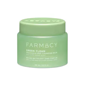 Farmacy Beauty Makeup Remover Cleansing Balm - Green Clean Fragrance-Free Makeup Melting Balm - Great Balm Cleanser for Sensitive Skin