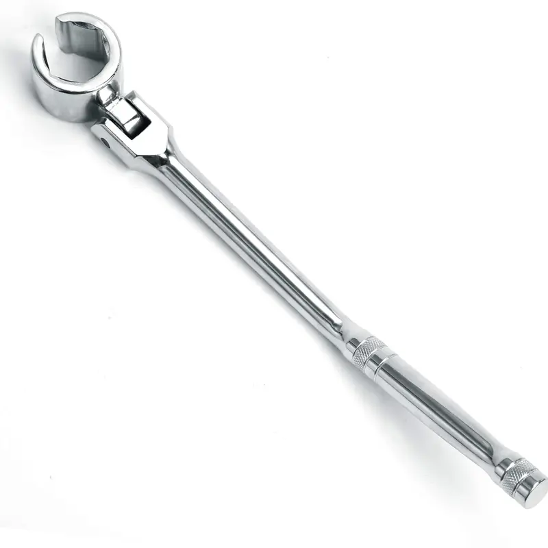 O2 Oxygen Sensor Wrench 7/8'' | Flexible Head & Contour Handle | Chrome Vanadium Steel Removal Tool for Automotive Repair