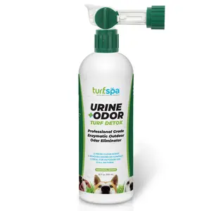 TurfSpa Urine & Odor Turf Detox, Pet Urine Odor Eliminator for Dogs, Ideal Pet Urine Enzyme Cleaner for Artificial Grass, Concrete, Rocks, Sod & Patios - 32 oz