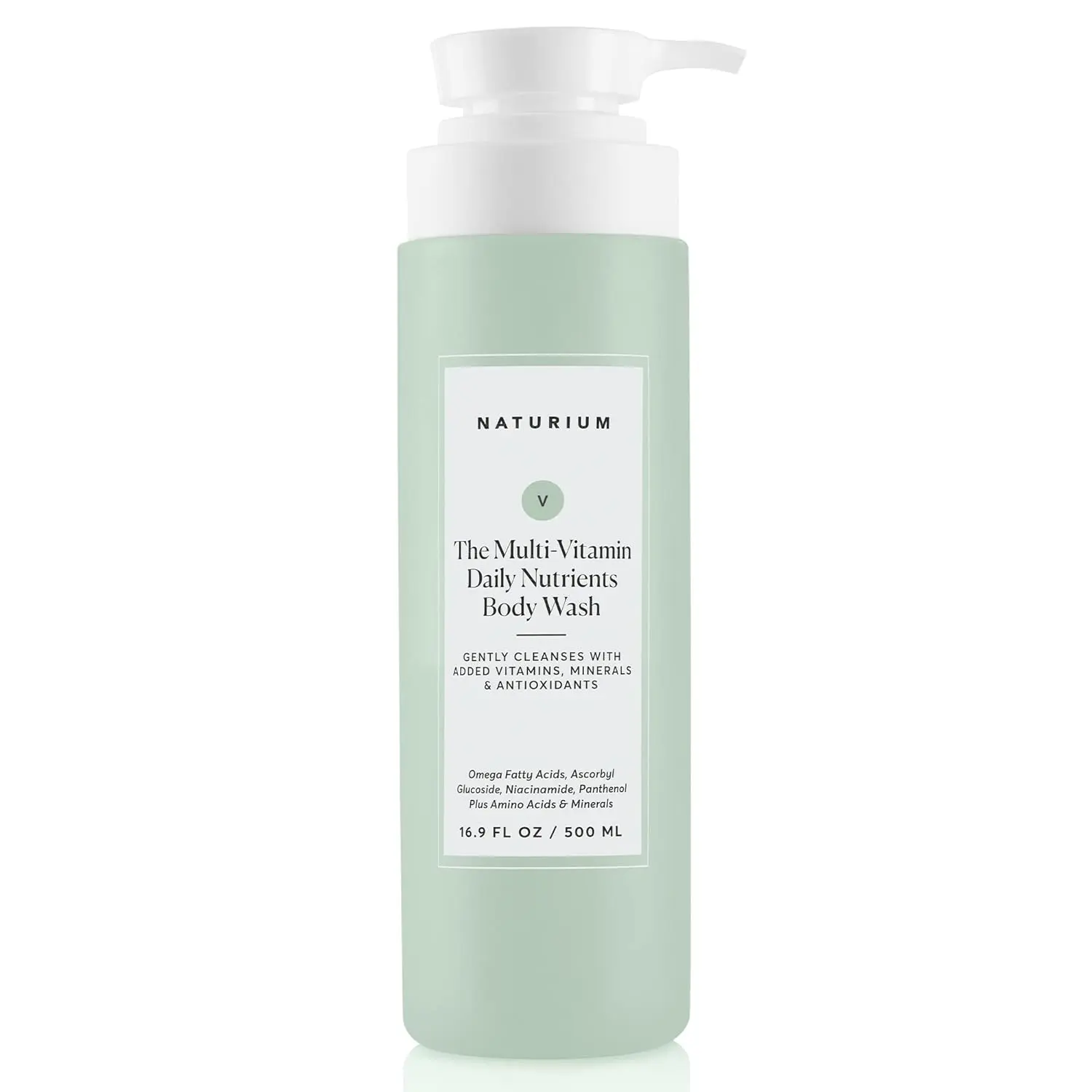 Naturium The Multi-Vitamin Daily Nutrients Body Wash, Hydrating Cleanser, 16.9 oz