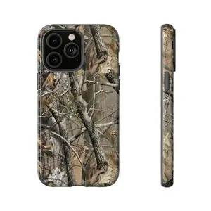[SALE 50%] Hunting Camo Pattern Protective Trendy Cute Cases Phone Cover Hard Case Tough 2 piece Phone Case iPh