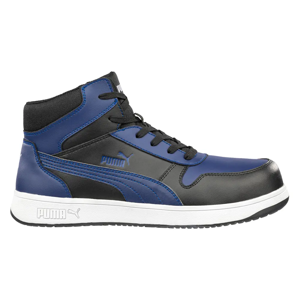 PUMA Safety Mens Frontcourt Mid Electrostatic Dissipative Composite Toe  Work/Duty - Blue