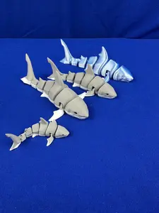 3D Printed Articulating Great White Shark