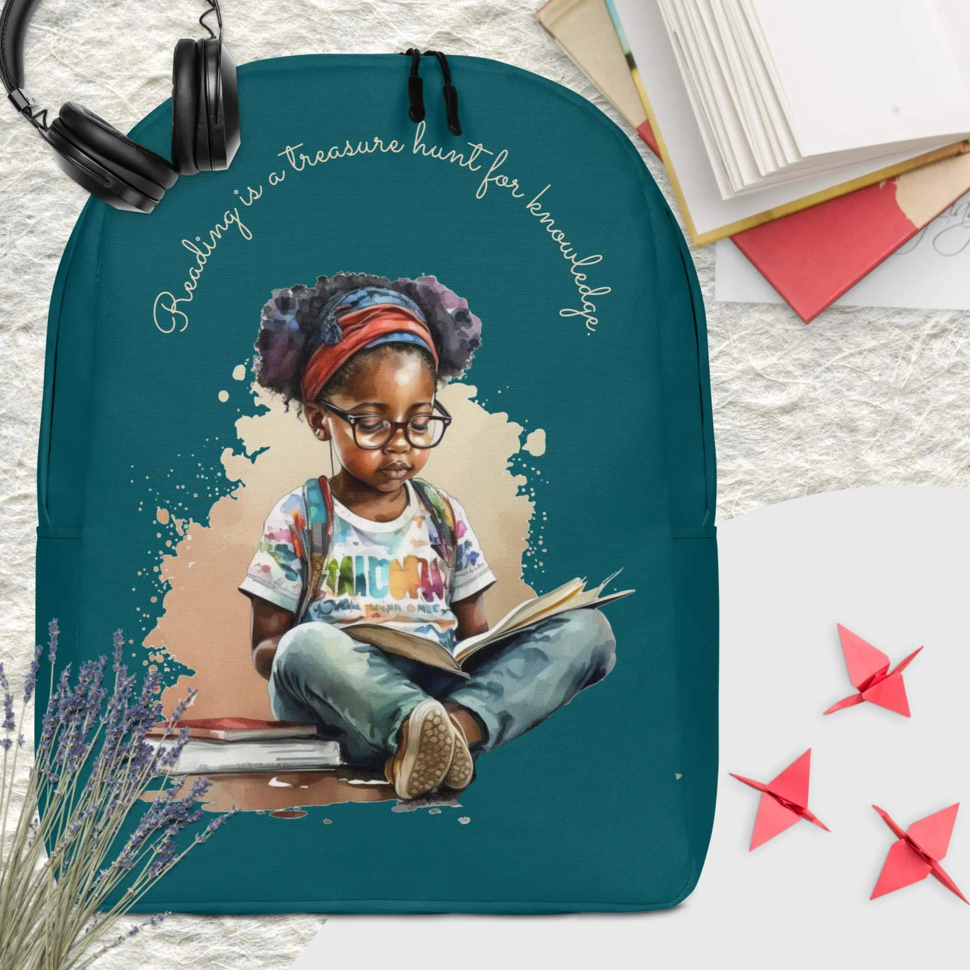 Backpack: Reading (Teal)