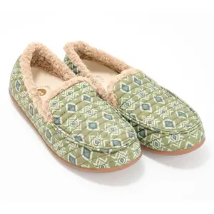 Revitalign Orthotic QuiltedFaux Fur Slippers - Cedar Boho