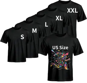 Joyclub 5 PCS Unisex Sublimation Blanks Bulk Polyester T Shirts for Sublimation Crew Neck Short Sleeve Wholesale DIY Gifts