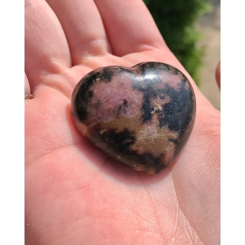 Rhodonite Heart Small