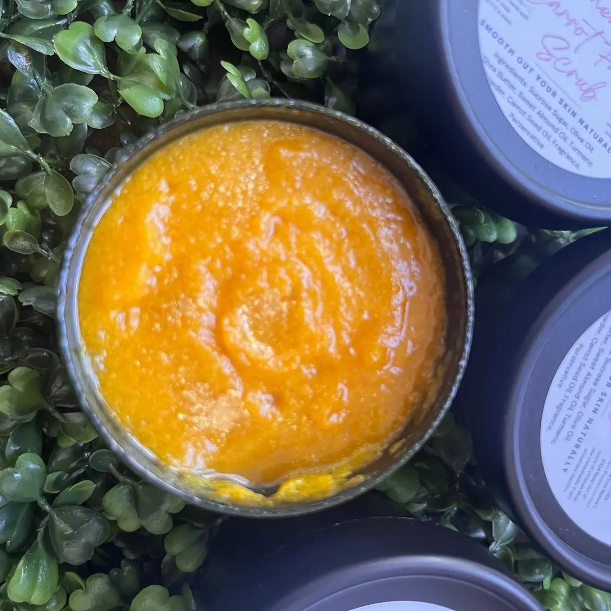 Turmeric and Carrot Seed Oil Face Scrub Turmeric and Carrot Seed Oil Face Scrub