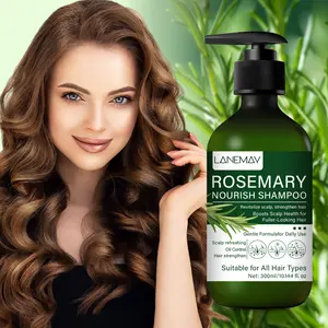 300ML Rosemary Volumizing Shampoo for Men & Women, Enriched with Tea Tree Oil, Biotin, Peppermint, Strengthening Formula for Thin Hair, Haircare