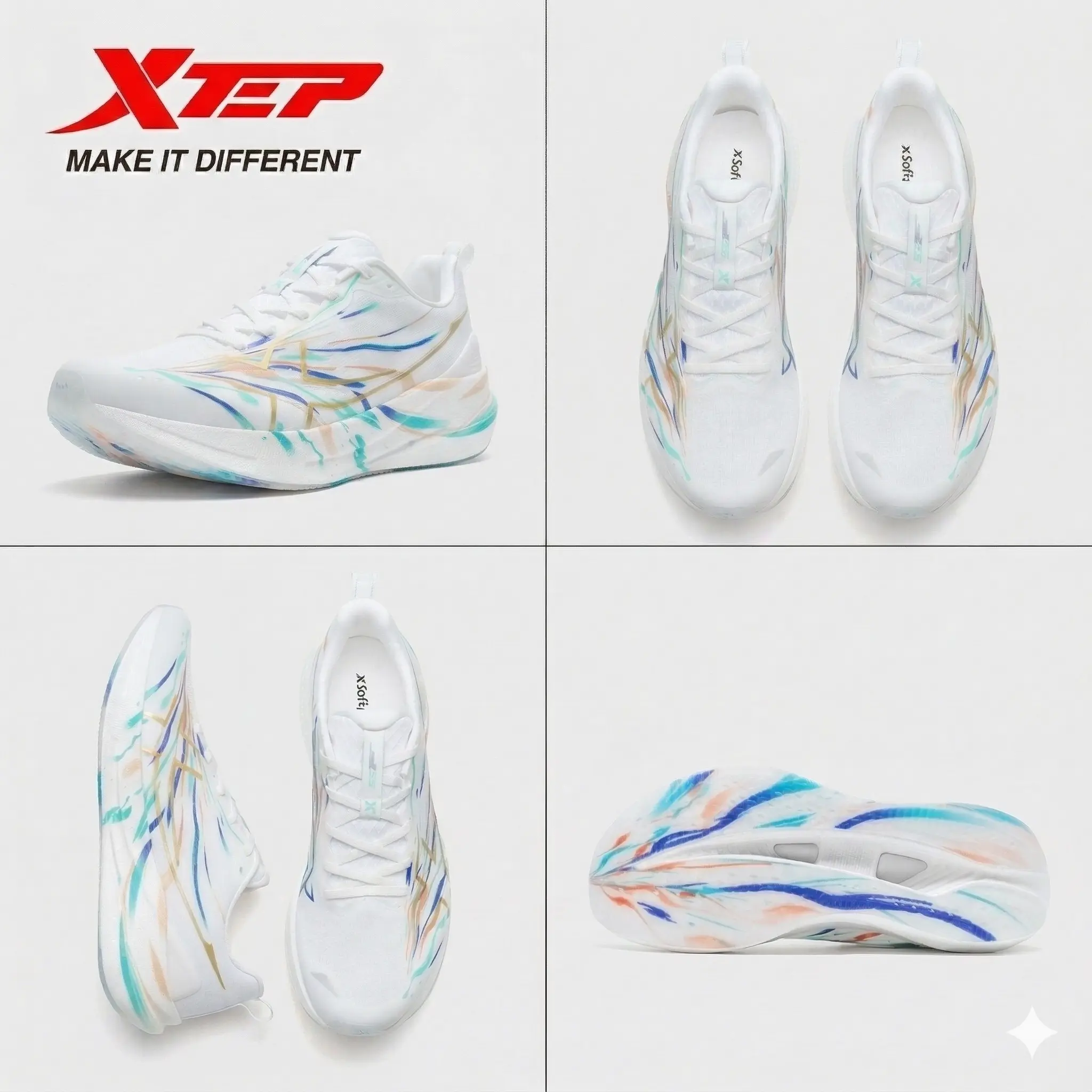 Classic white/flowing gold/daylight blue 5.0