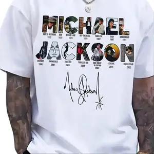 Michael Jackson Retro 90s Graphic Tee, Music MJ King of Pop Youth Shirt, MJ Unisex T-Shirt, Perfect Gift For Men, Women, And Kids