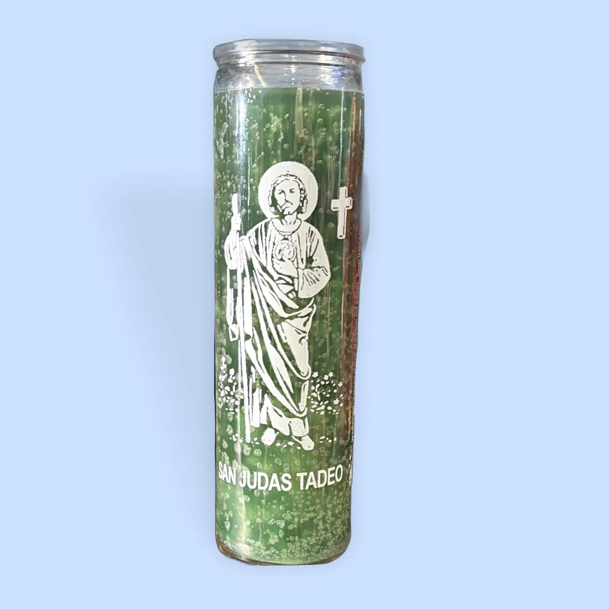 Candle San Judas Tadeo Saint Jude green