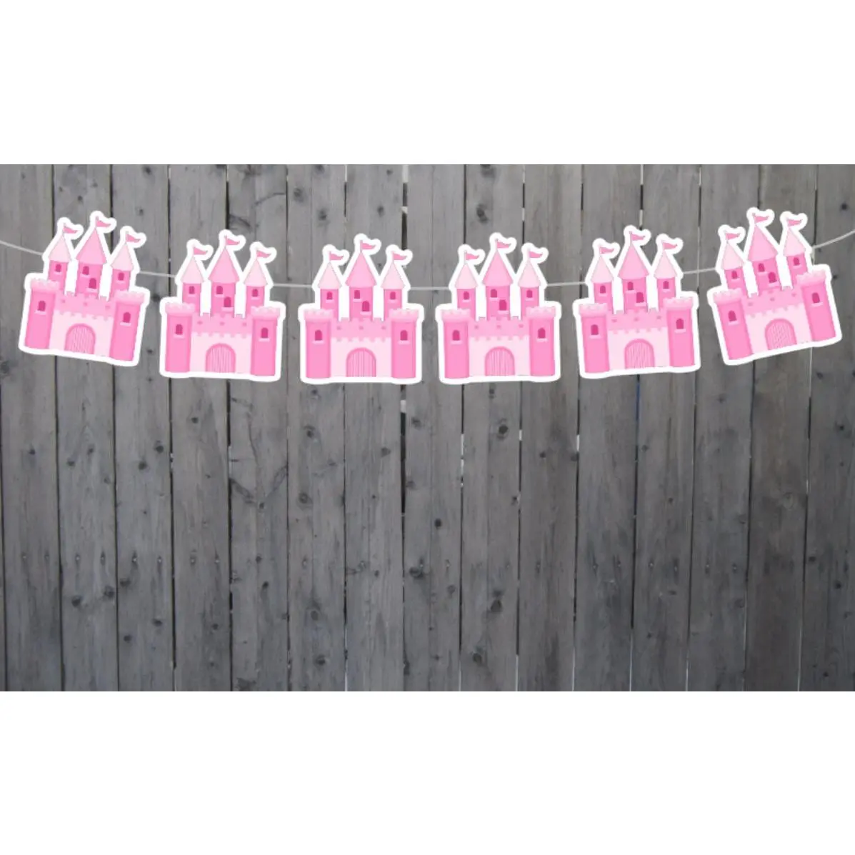 Princess Castle Garland, Princess Castle Banner, Princess Party, Princess Birthday, Princess Party Decorations, Princess Party Supplies