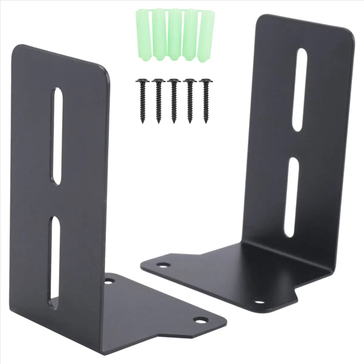 Sound Bar Mounts Wall Brackets Easy To Install Anti-Drop Wall Shelf Holder, Universal Soundbar Speaker Mounting Bracket Self Drilling Screws