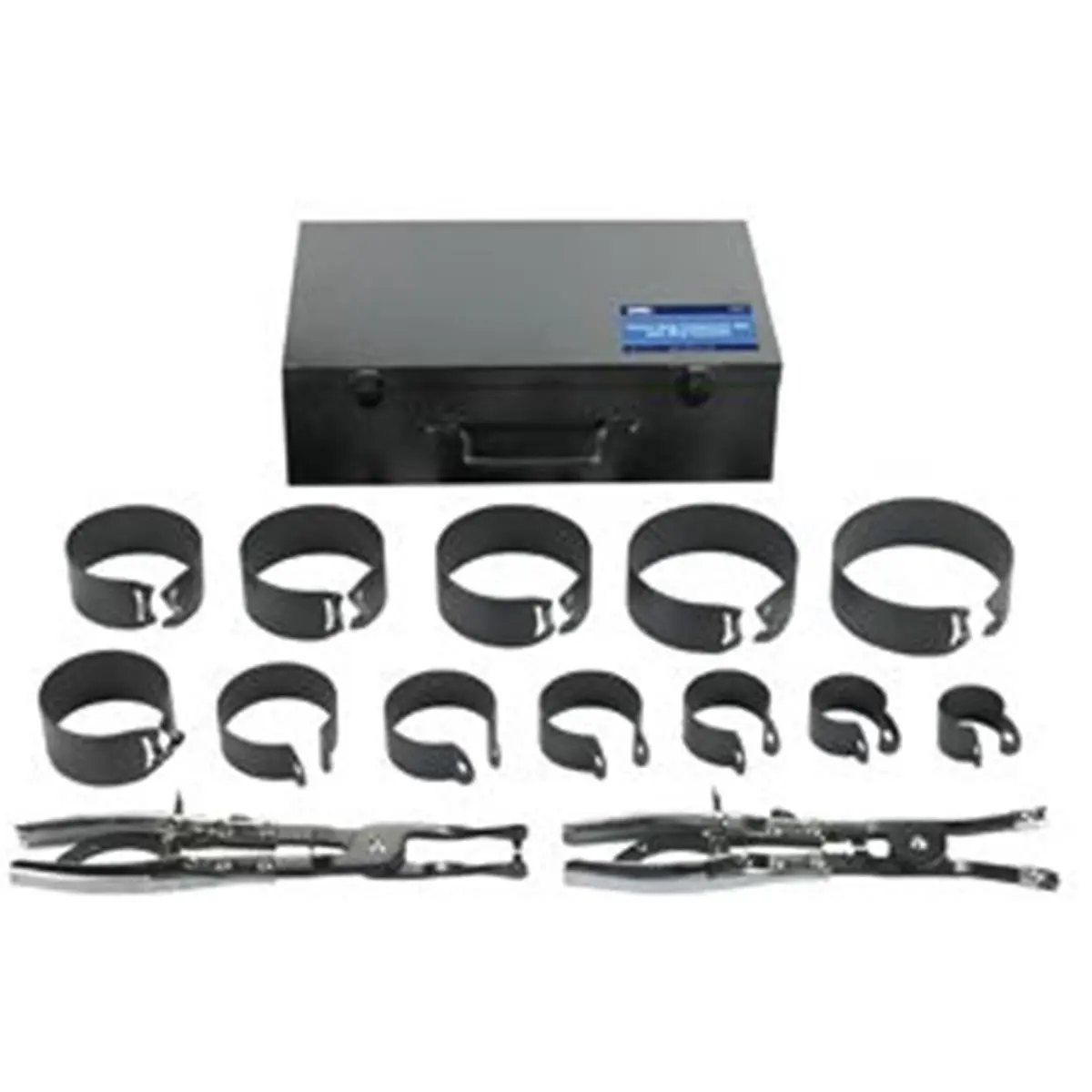 212 MAIN OT4840 Multi-Size Piston Ring Compressor Set, Chrome-Plated, Ratchet Lock, Easy Installation, Compressor Accessories