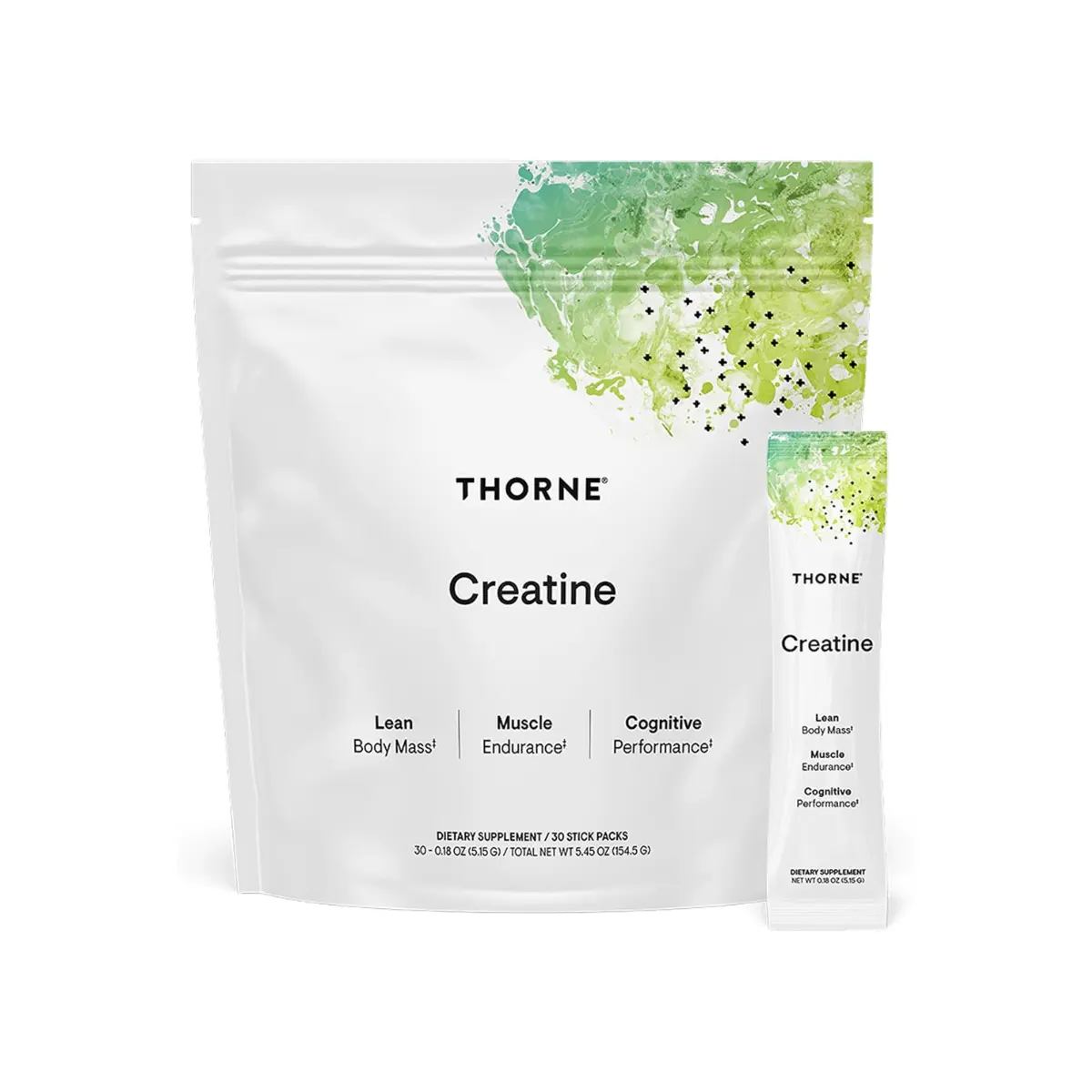 THORNE Creatine, Micronized Creatine Monohydrate Powder, Support for Muscles, Cognitive Function, for Women, Men, Unflavored, NSF Certified for Sport, 5 g per Serving, 30 Servings