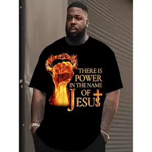 [Power T-Shirt] Extra Large Men'S Power In The Name Of Jesus' T-Shirt