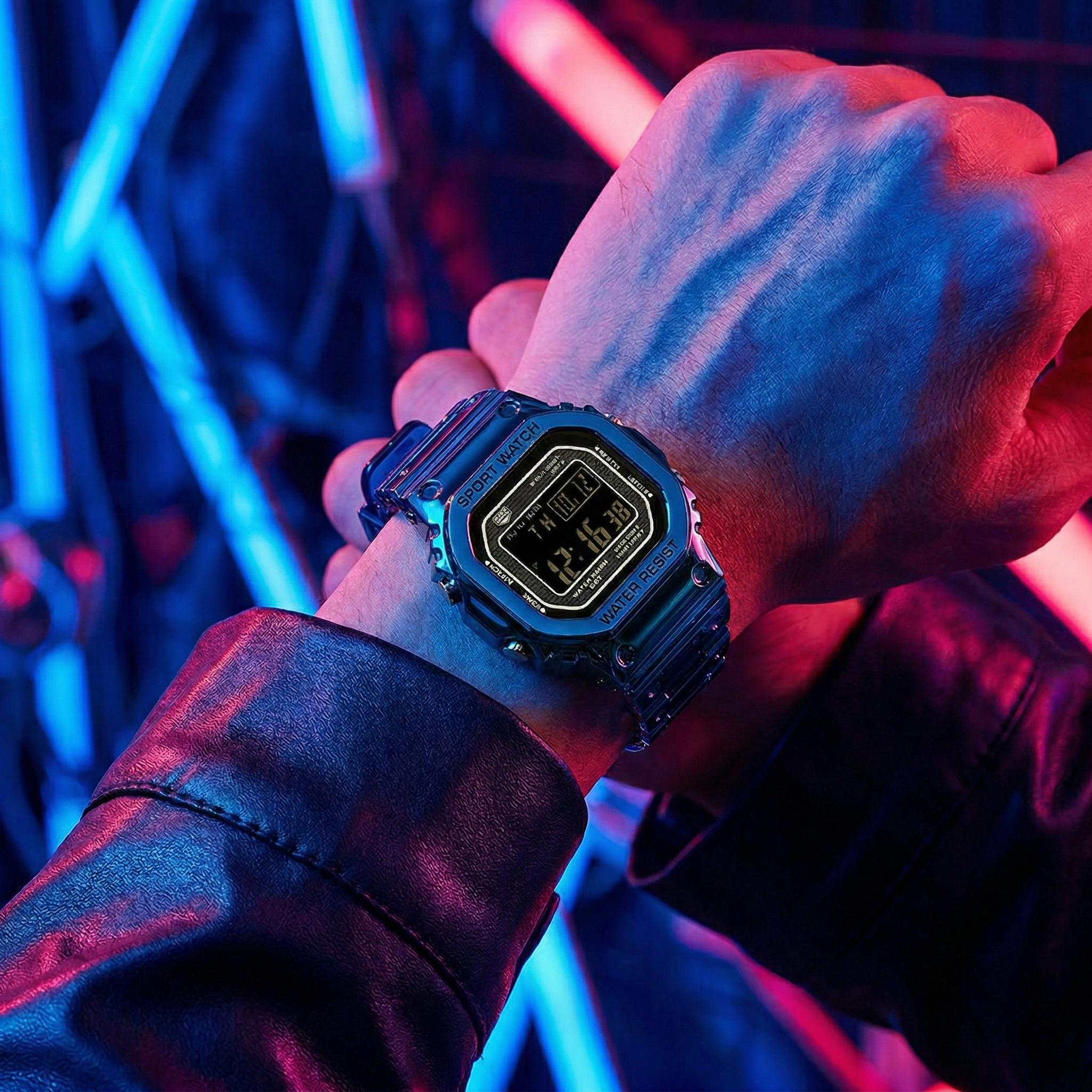 【SpringStatements】Men's classic square Small Square creative dual-movemen watch, luxurious triple-time design,water resistance, luminous dial, Exuding a minimalistaesthetic, it is elegant, durable sporty watches 【SpringStatements】Men's classic square Small Square creative dual-movemen watch, luxurious triple-time design,water resistance, luminous dial, Exuding a minimalistaesthetic, it is elegant, durable sporty watches