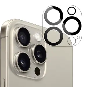 Entronix 3-PACK For iPhone 16/15/14/13/12/11, Plus, Pro Max, Clear Camera Lens Protector Cover, Case Friendly & Easy Installation Accessories Tempered