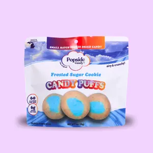Freeze Dried Frosted Sugar Cookie Taffy - Premium Freeze Dried Candy Sweet Snack