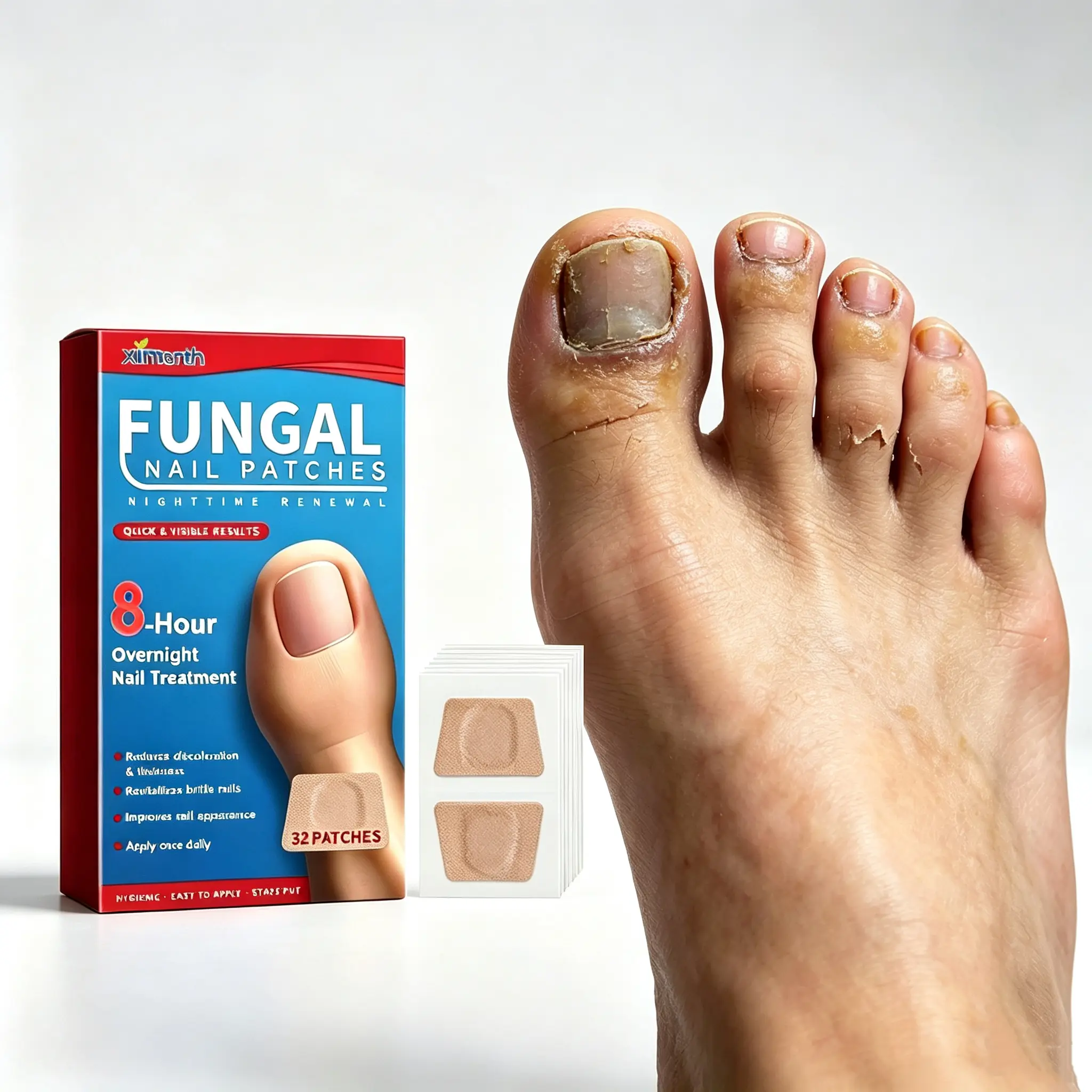 Nail‑care patches that enhance the look of damaged nails. Ideal for discolored nails, fungal nail infections and multiple forms of nail damage.
