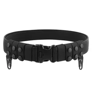 KRYDEX  2-Inch Heavy Duty Nylon Tactical Belt with Belt Keepers for Outdoor, Security, and Work