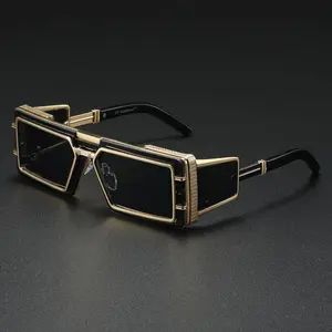 SleekHush New Men’s Fashion Sunglasses  Futuristic Tech Luxury Runway Shades