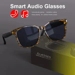 Exquisite Smart Wireless Polarized Lens Sunglasses with Voice Assistant Call Game Listening Music Playback Durable PC Frame Polycarbonate Lenses Long Battery Life Perfect Gift for Family Partners Friends Wearable Unisex Style Anti-Blue Light Protection