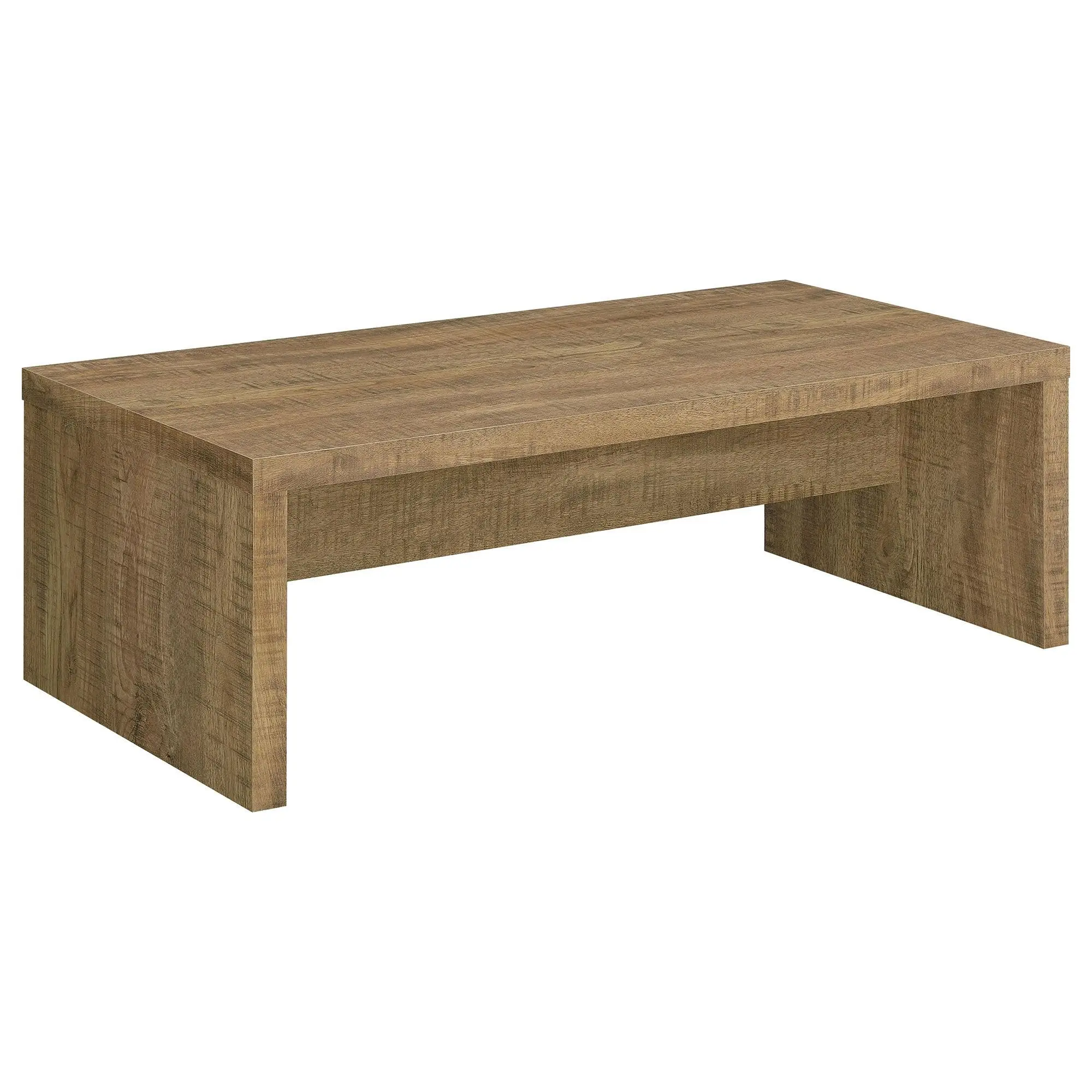 Coaster Home Furnishings Lynette Rectangular Engineered Wood Coffee Table, Mango Coaster Home Furnishings Lynette Rectangular Engineered Wood Coffee Table, Mango