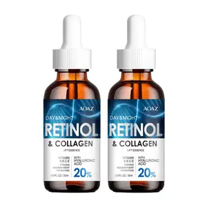 AOAZ 2 Boxes of Retinol and Collagen Water Bank Essence-20% Hyaluronic Acid, Deep Moisturizing and Firming Skin firming/lifting sensitive serums & essences