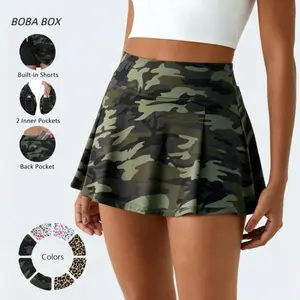 Women's High Waisted Athletic Skort for Golf and Casual Wear, 3 Pockets Built In Shorts Quick Dry Stretch