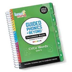 hand2mind Guided Phonics + Beyond Decodable Books Unit 4, Books for Beginning Readers, Science of Reading Classroom Materials, Learn to Read Leveled Readers, Preschool Curriculum for Teachers