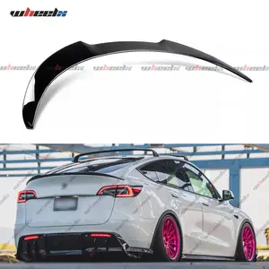 2020-2024 – Tesla Model Y V-Style Trunk Spoiler - Gloss Black/Carbon Fiber fathersdaygift fathersdaygift