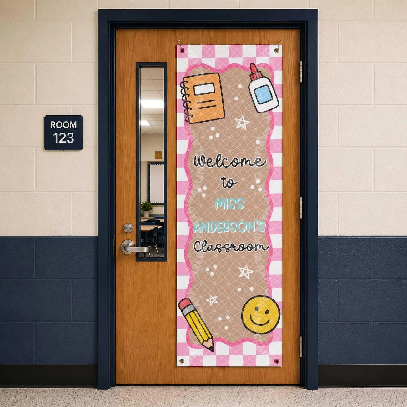 Welcome Teachers Classroom  Banner, Back to School Decor Sign