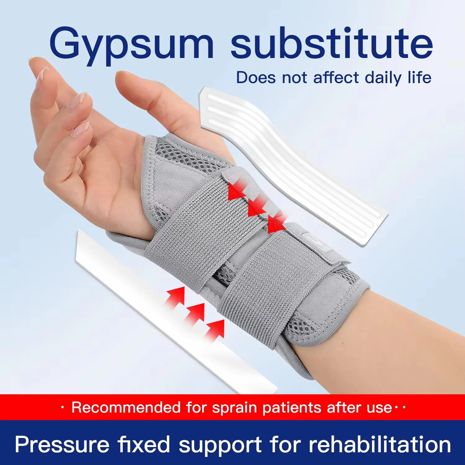 1pc Compression Wrist Brace - Orthopedic Splint for Carpal Tunnel Syndrome, Arthritis & Sports Protection - Sports Wristband Guard