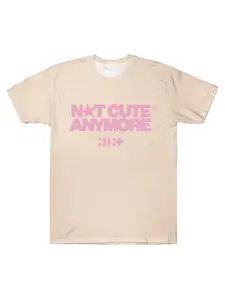 2026 ILLIT Not Cute Anymore Album T Shirts ILLIT Girl Band T-shirt Korean Fashion Summer Women Men Short Sleeve Fitted Round Neck Casual Y2K Tee Top Streetwear