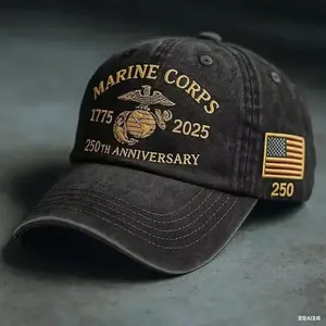 250th Anniversary Embroidered Design New Style Sun Protection Baseball Cap Outdoor Visor Cap Unisex