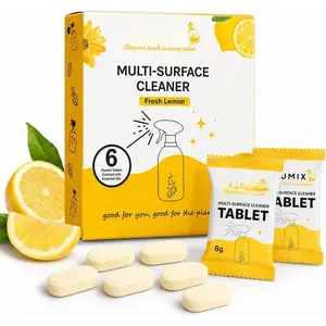 Multi-Surface Cleaner Refill Tablets - 6 Count |   Scent | , , Plastic-Free Cleaning Refills for  Bottles - -Purpose Household Use