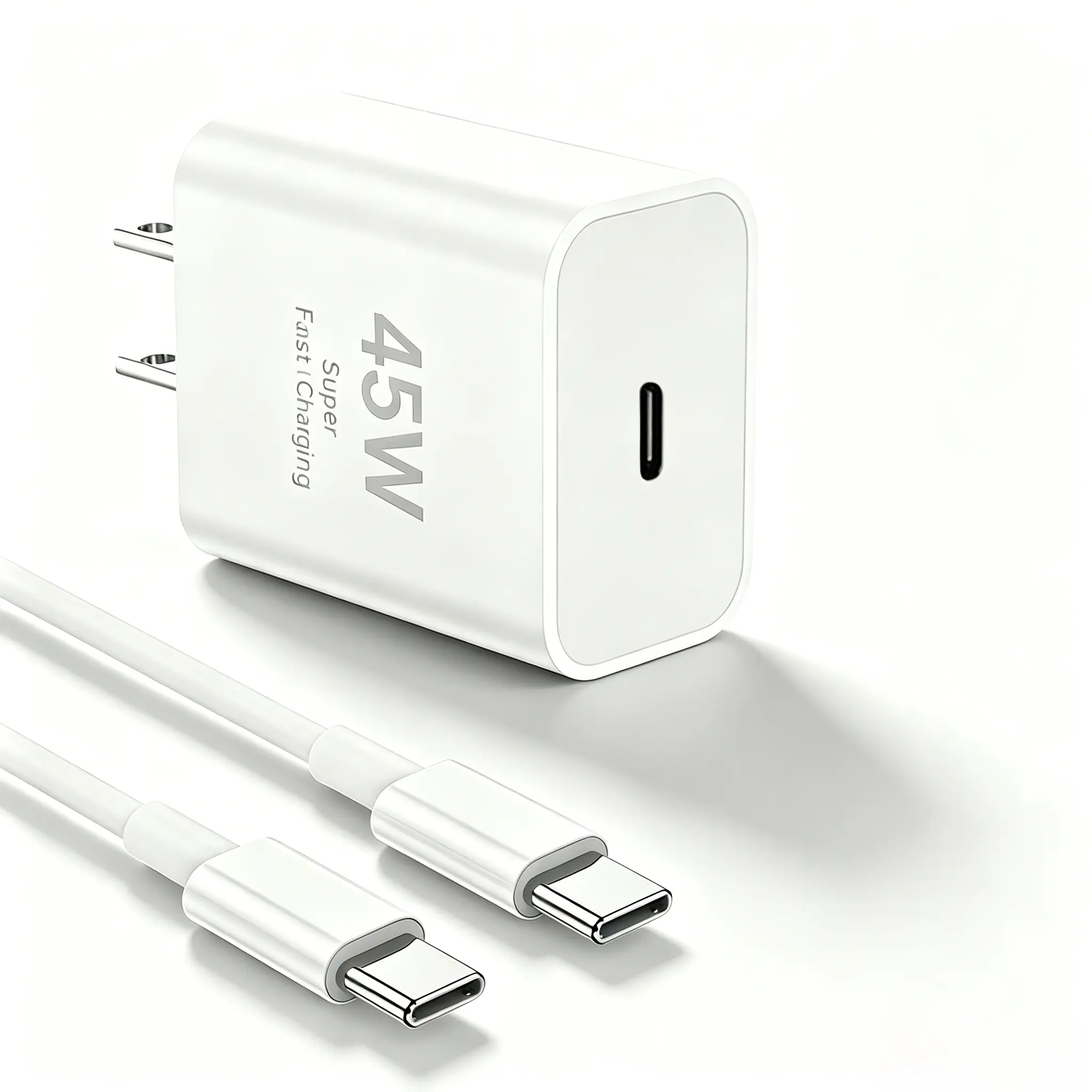 (1/2/3sets)Samsung Super Fast Charger Type C 45W GaN Power USB C Charger PPS/PD Charging White & 10FT Cable for Samsung Galaxy S26 Ultra/S26/S26+/S25 Ultra/S25/S25+/S24 Ultra/S24/S24+/S23 Ultra/S23/S23+