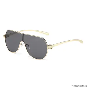 High Quality Unisex Aviator Frames Sunglasses - Metal-Frame Fashion Eyewear with Leopard-Designed Lenses, UV Protection, Polarized Lenses for Driving, Women's Cool Outdoor Use, Aviator Polarized Sunglasses, High Quality Sunglasses