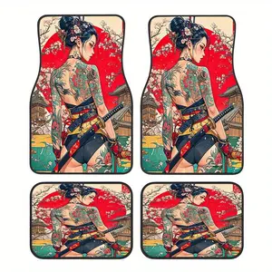 [New Product Special Offer] 4-piece stylish car floor mats, suitable for Mercedes-Benz, BMW, Audi, and most SUV and sedan models. A perfect birthday gift for car enthusiasts and fellow car lovers. Automotive Floor Mats