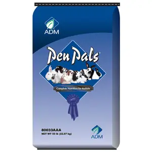 212 MAIN High Protein Rabbit Food - 50 lbs Mini Pellets for Rabbit Feeding