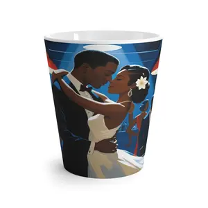 Darling.  Dance Scene Latte Mug | Romantic Gift for Couples | Wedding, Anniversary, Date Night, Home Decor, Coffee Lover