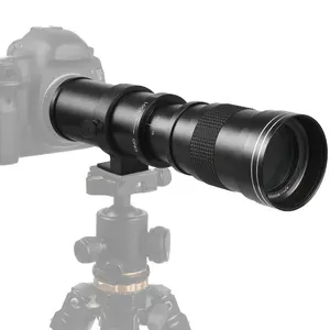 420-800mm F8.3 Telephoto Zoom Lens(MF)+ T-Mount for Sony A7 IV-III/ZV-E10/a7R V/a7C II/a7R IV/a7S III/a1/a9 III/a6400/a6100/a9 II/a7 II/a6000/NEX-6/NEX-5/Alpha-Manual Focus Mirrorless Cameras Lens Camera Lenses