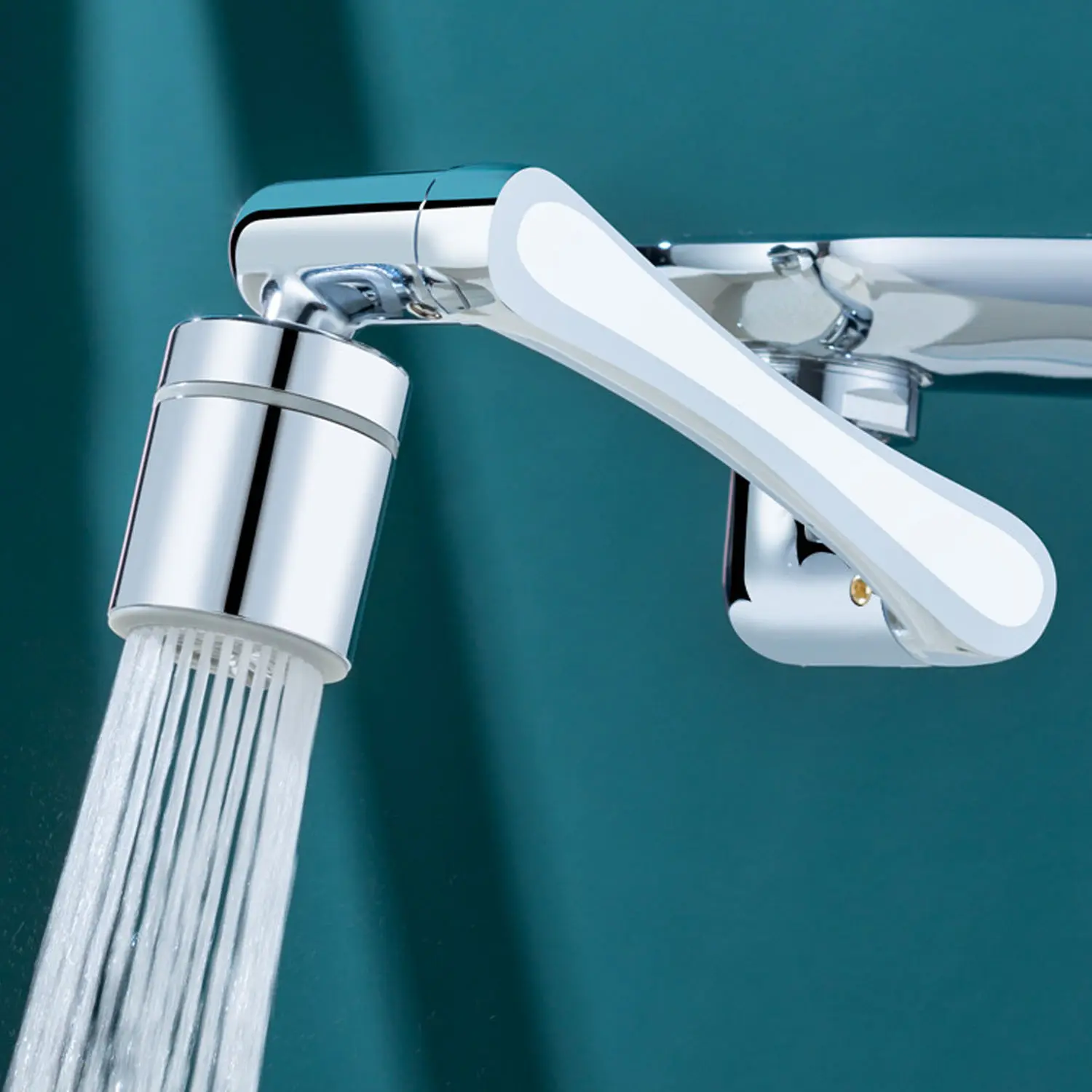 1440° Sink Faucet Aerator Extension Swivel Faucet Extender,2 Sprayer Modes Rotatable Bathroom Kitchen Head Replacement Tap Attachment for G 1/2", 55/64",15/16"