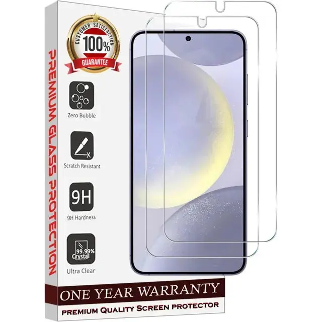 Entronix Clear Screen Protector Compatible with Galaxy S20 - 2-Piece Combo